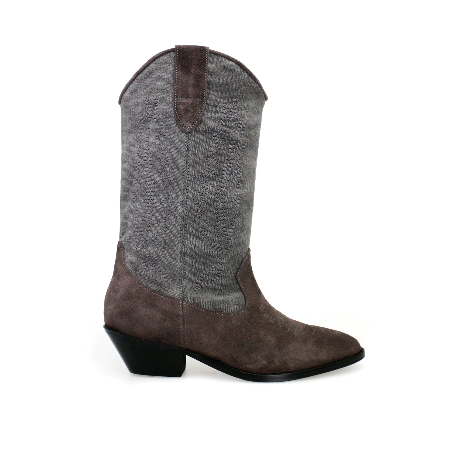 ABA SUEDE DARK GREY CANVAS MEDIUM - Main Image