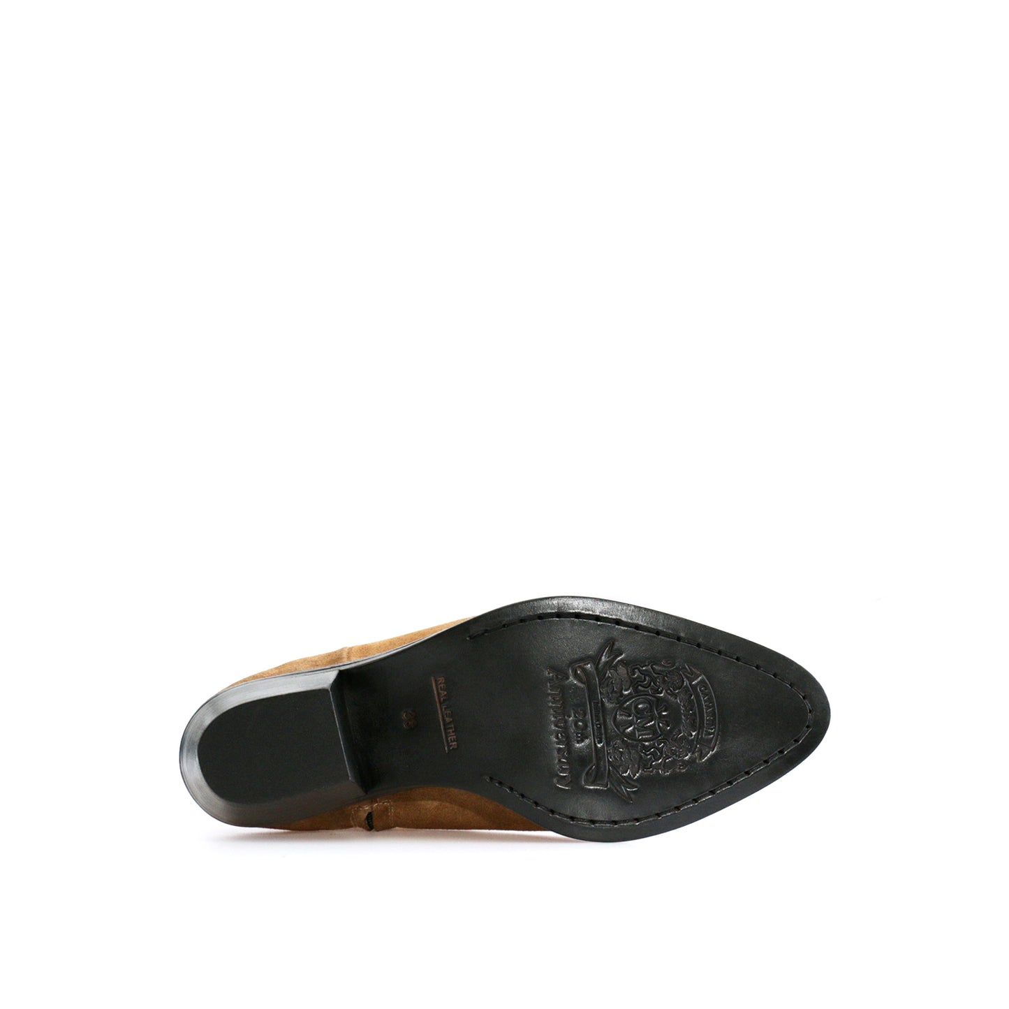 ABA18 SUEDE COGNAC ANKLE